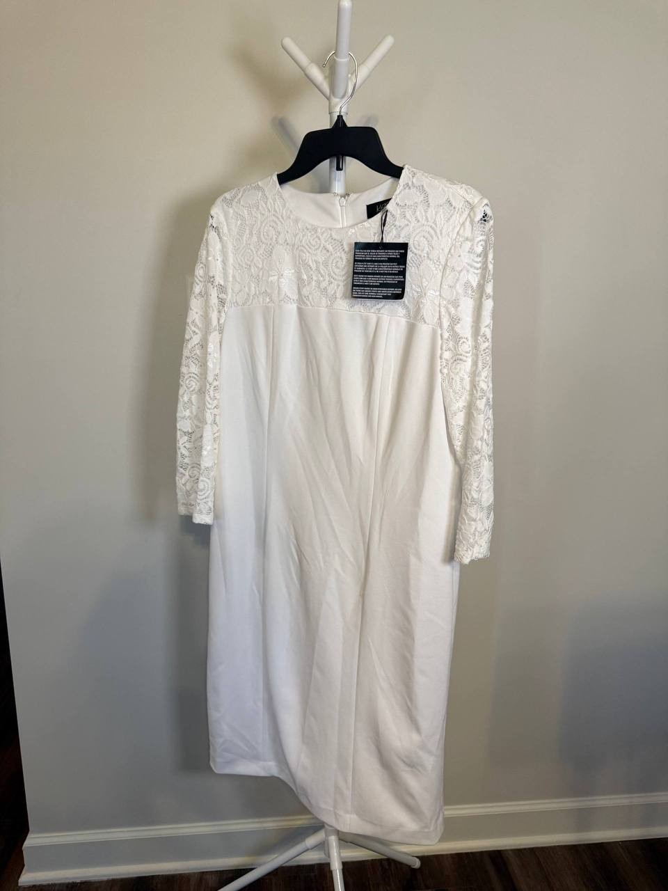 Kasper Yoke Sheath Dress – Size L – NWT – $99