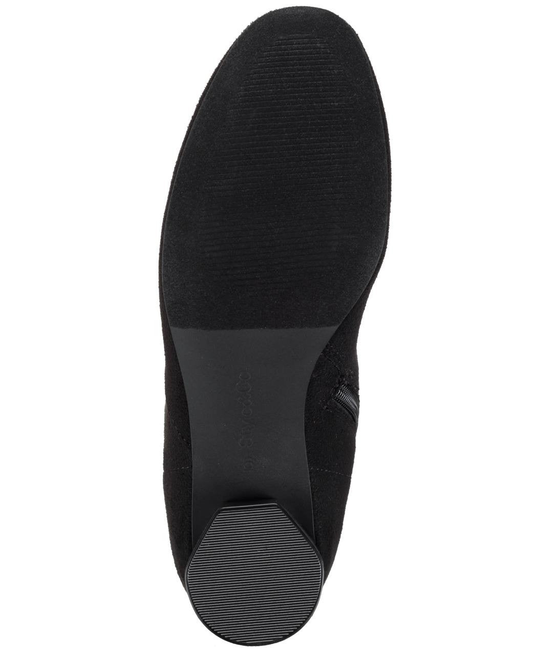 Style & Co Lyyric Snip Toe Block Heel Boots Black Women’s 9M NWB $89.90