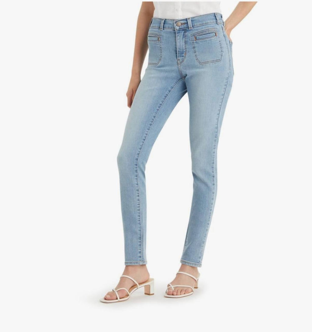 Levi's 311 Shaping High Rise Skinny Jeans Women Light Wash Denim Stretch