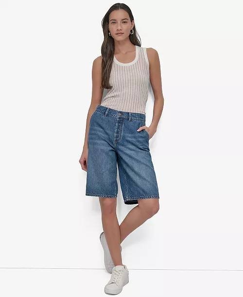 DKNY Denim Bermuda Shorts – Size 31 – NWOT