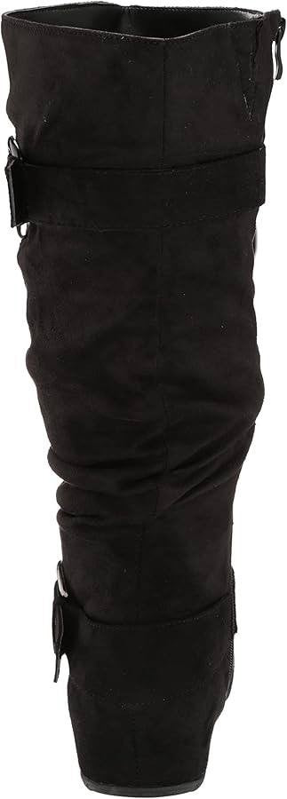Journee Black Faux Suede Boots 8.5M NIB MSRP $115
