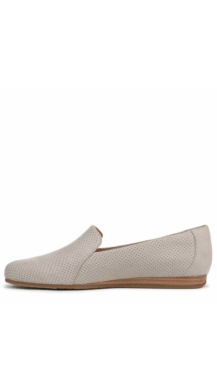 Dr.Scholl’s  Veda  Loafers  Oyster  Fabric  7.5M  New  With  Box  $60