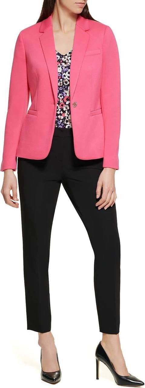 Tommy Hilfiger Single Button Business Blazer Pink 8 NWT $139