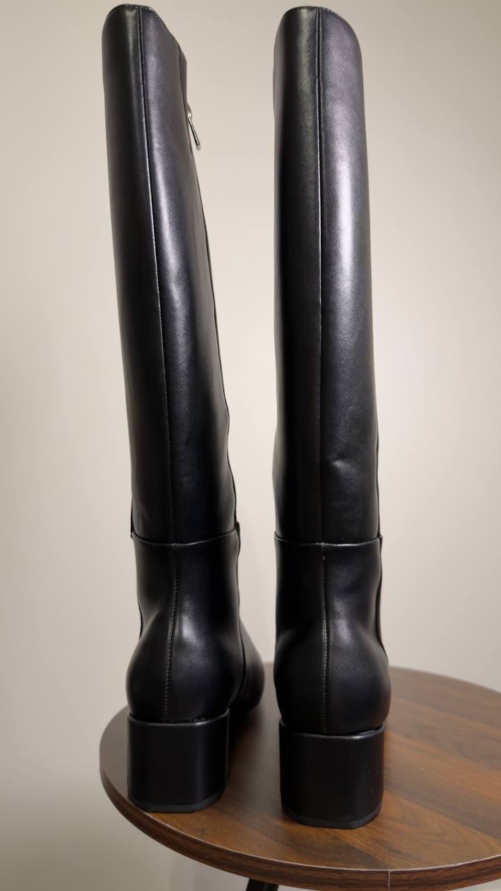Bandolino  Addyson  Tall  Wide  Calf  Boots  Black  8.5  M  New  in  Box  $139