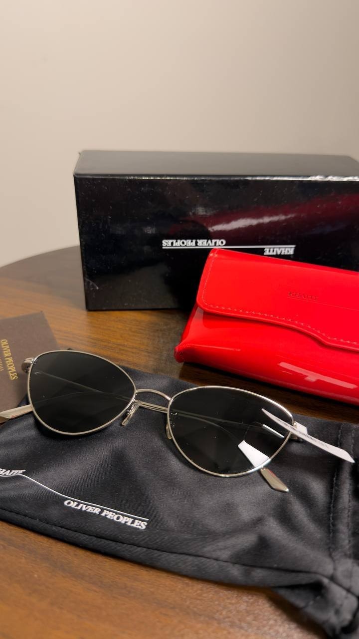 Oliver  Peoples  Cat‑Eye  Sunglasses  Matte  Black  OS  NWT  $511