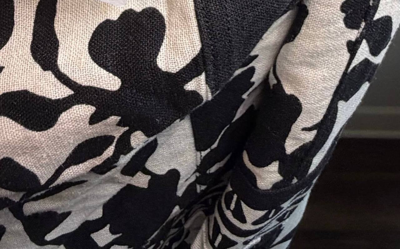 MSK Strapless Smocked Floral Wide‑Leg Jumpsuit Black XL NWT $119