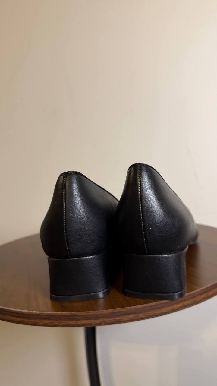 Naturalizer Black Synthetic Low Heel Pumps 10M NIB $110