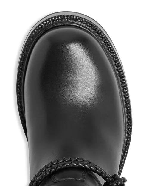 Bottega  Veneta  James  Boot  Black  Leather  36  New  $2150