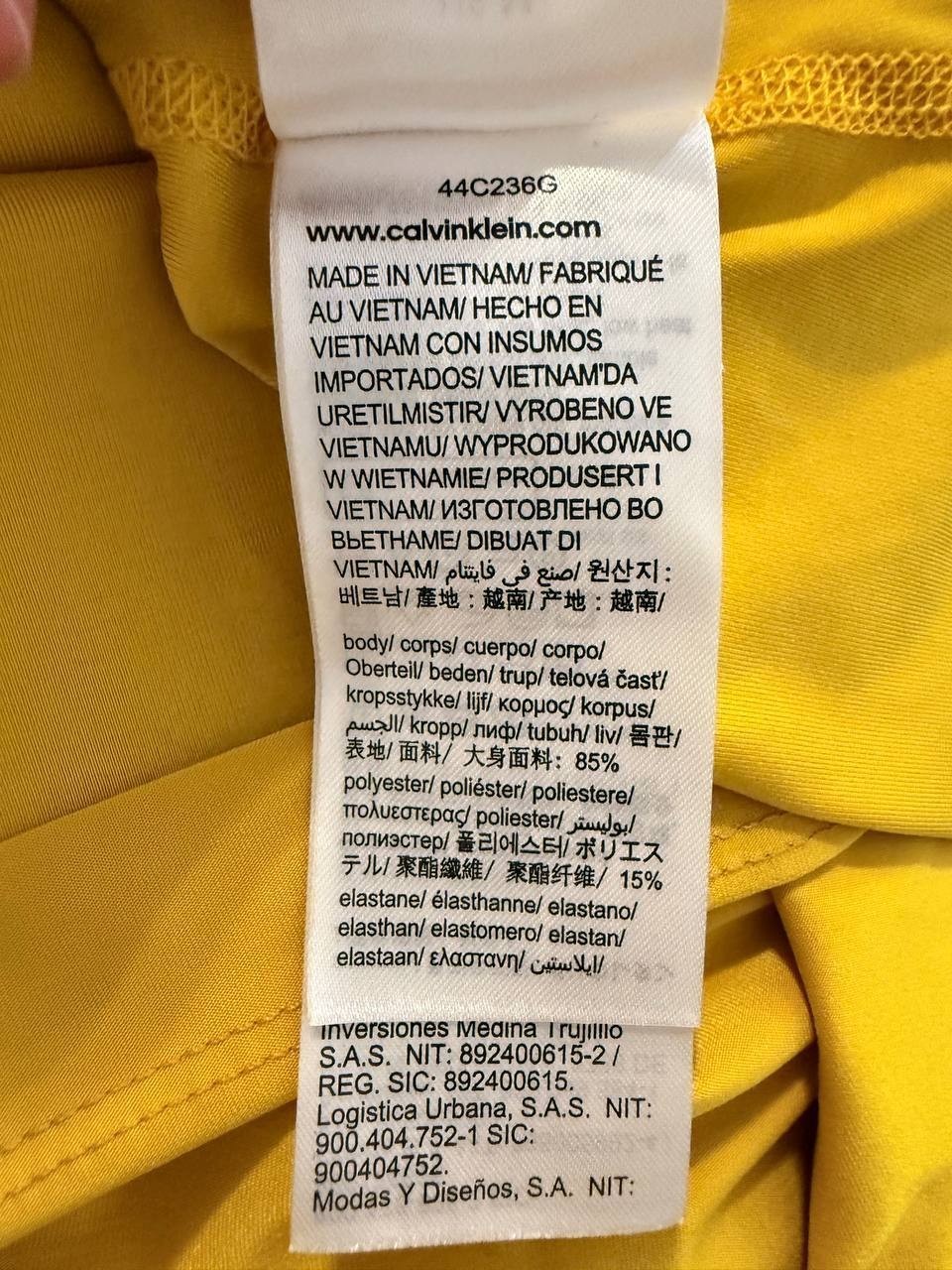 Calvin Klein Lemon Amber Midi Dress – Size M – NWT