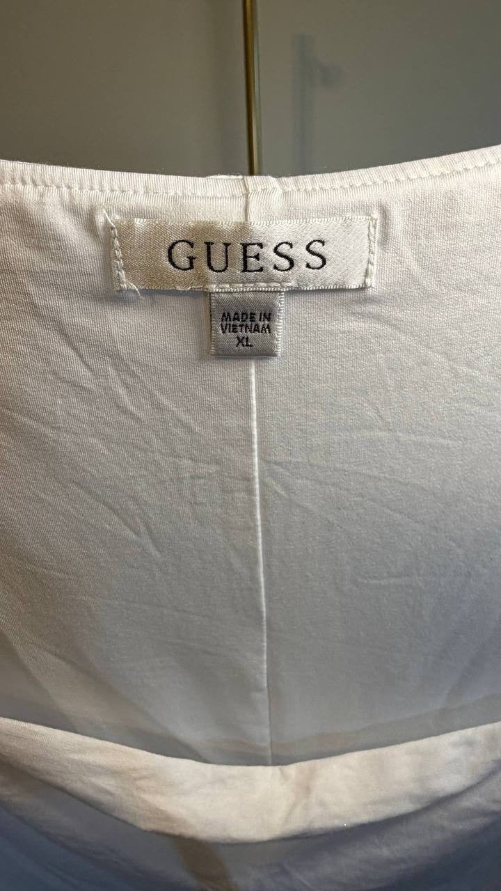 Guess Eco Nathaly Bodycon Mini Dress White XL NWT $108