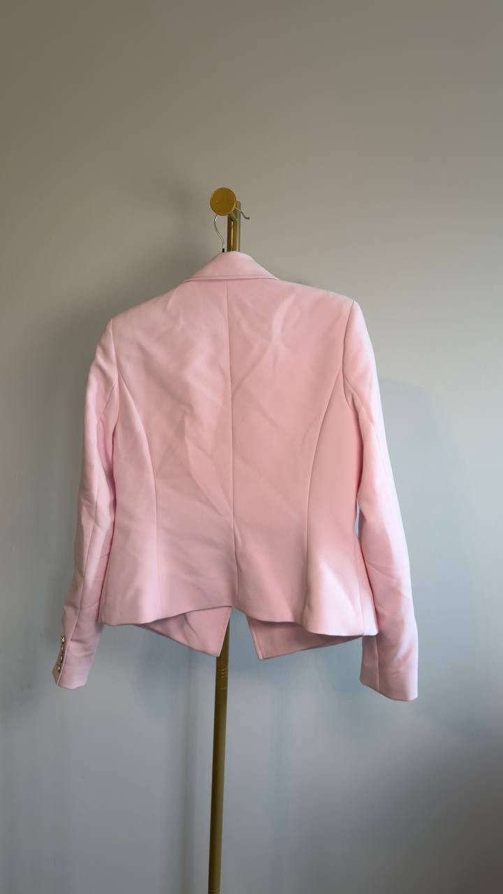 Karl Lagerfeld Paris Collared Woven Blazer Ballet Slipper 4 NWOT $199