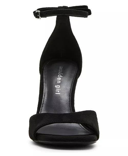 Madden Girl  Dress Sandals  Black  8  New  $65