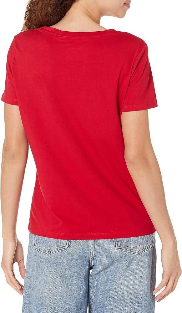 Tommy Hilfiger Women’s Heart Flag Graphic T‑Shirt Red S NWT $39.50