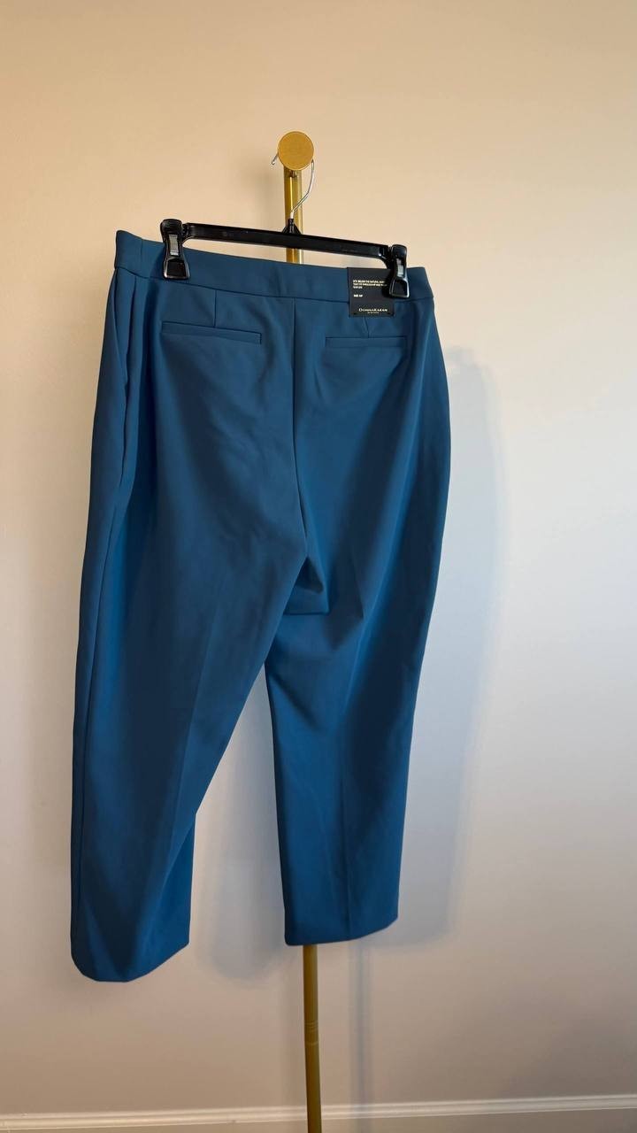 Donna Karan New York Slim-Leg Pants Green 10P NWT $109