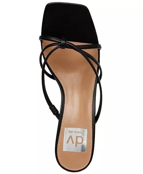 DV Dolce Vita Black Strappy Dress Sandals Size 9.5 New in Box $65