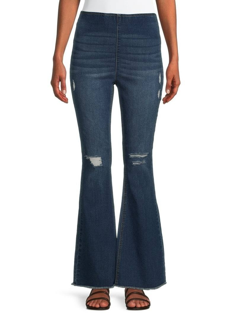Tinseltown Pull‑On Flare Jeans – Blue – Size 1 Juniors – NWOT