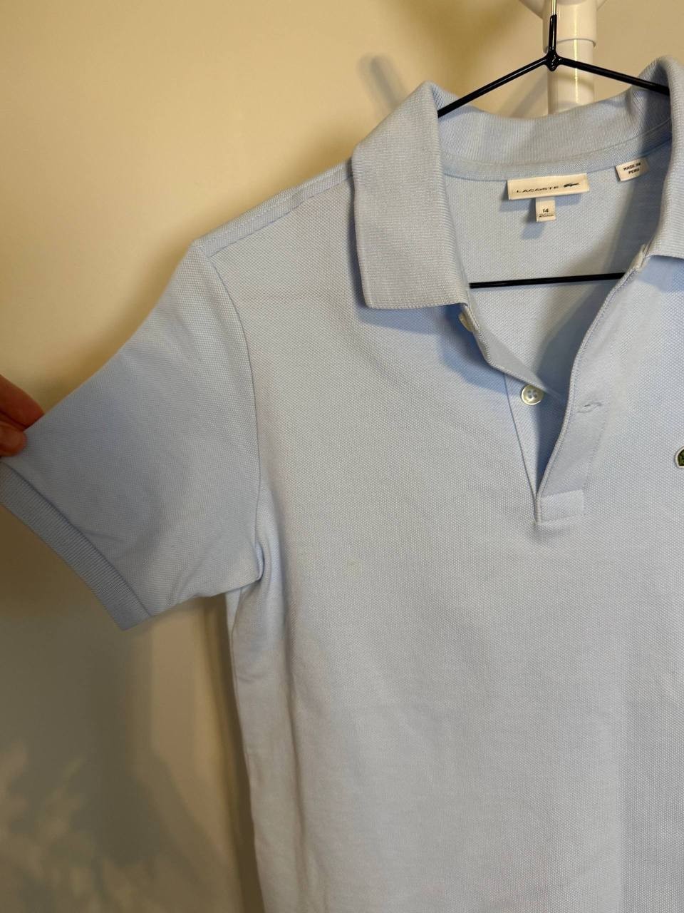 Lacoste Slim‑Fit Stretch Polo – Size 14 – NWOT – $110