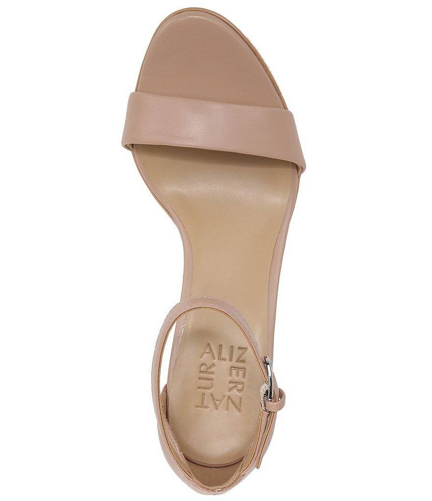 Naturalizer Vera Leather Ankle‑Strap Sandals – Opal – Size 10N – New in Box