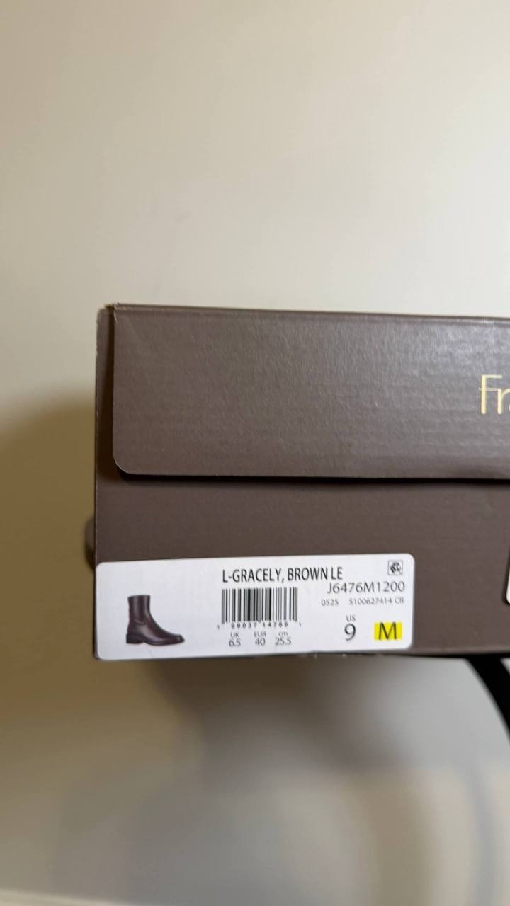 Franco Sarto Gracely Boots 9M Brown Leather NIB[Scratch Noted] msrp$175