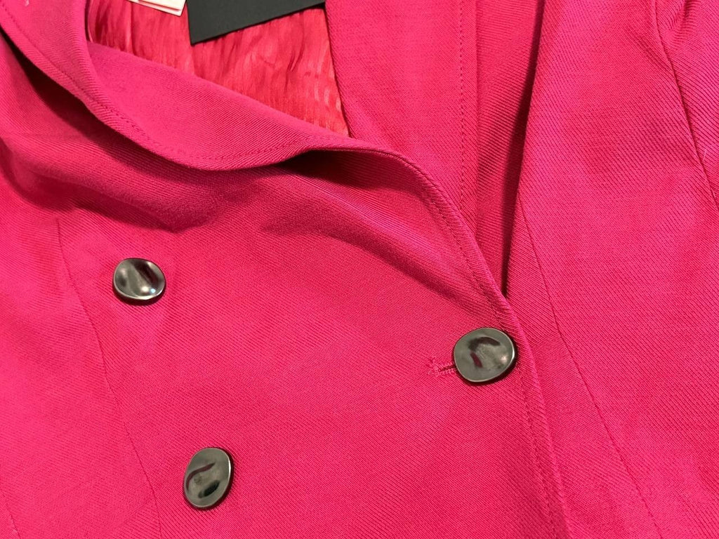 Adrienne Landau Pink Cropped Double-Breasted Blazer S/P NWT – Modern Statement