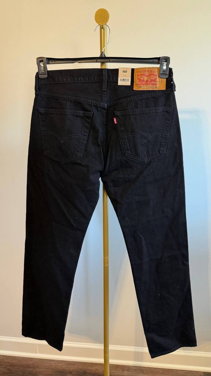 Levi’s 501 Original Men’s Jeans Black 32x30 $84.95 NWT