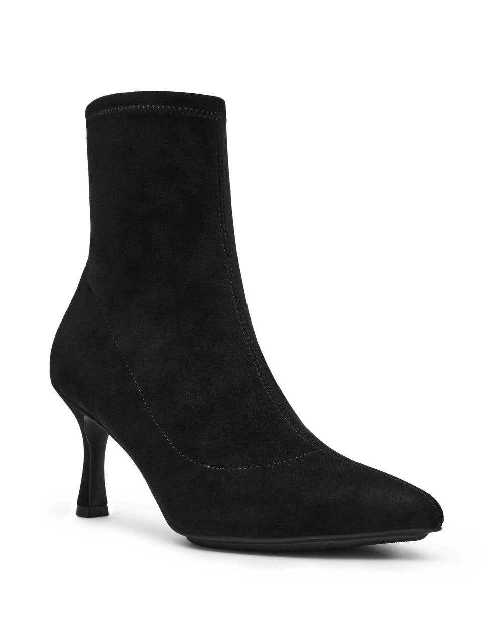 Anne Klein Black Man‑Made Reesse Heeled Boots 6.5M New in Box MSRP $119
