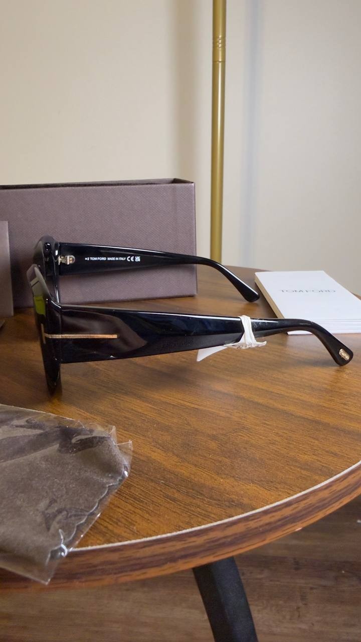 Tom  Ford  Saltzman  Sunglasses  Black  OS  NWT  $530
