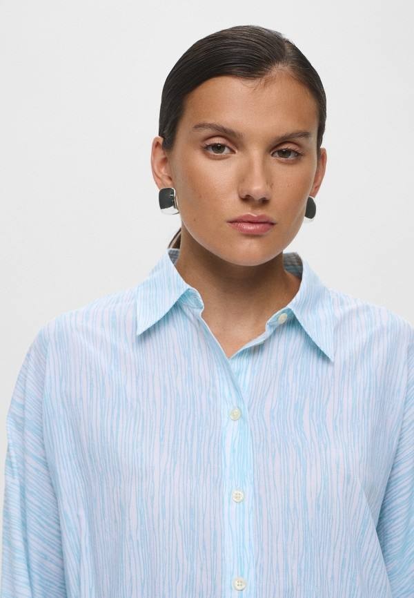 Calvin Klein Women’s Blue Top Size M NWT $109 – Minimalist Premium Style