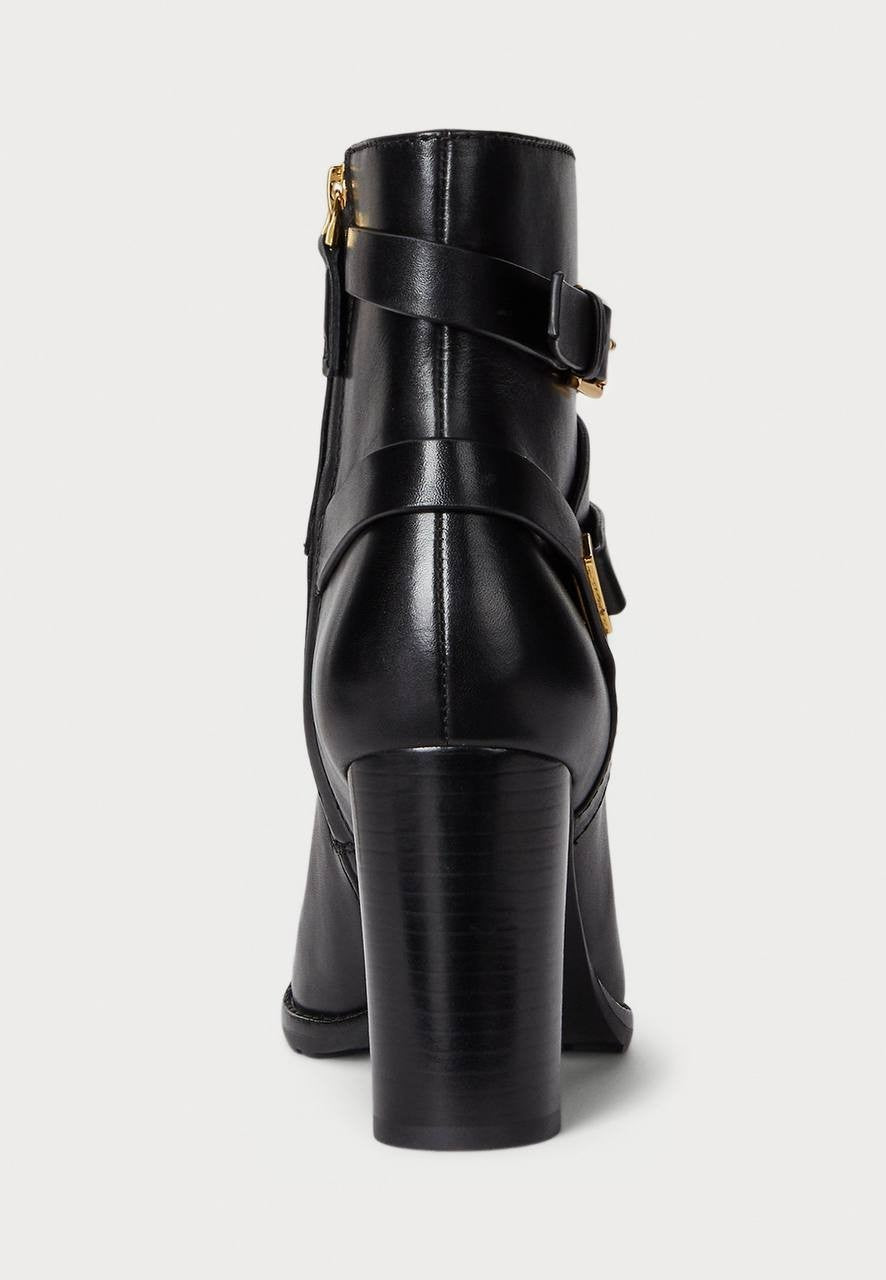 Lauren Ralph Lauren Dress Booties Black 6 B New $225.00