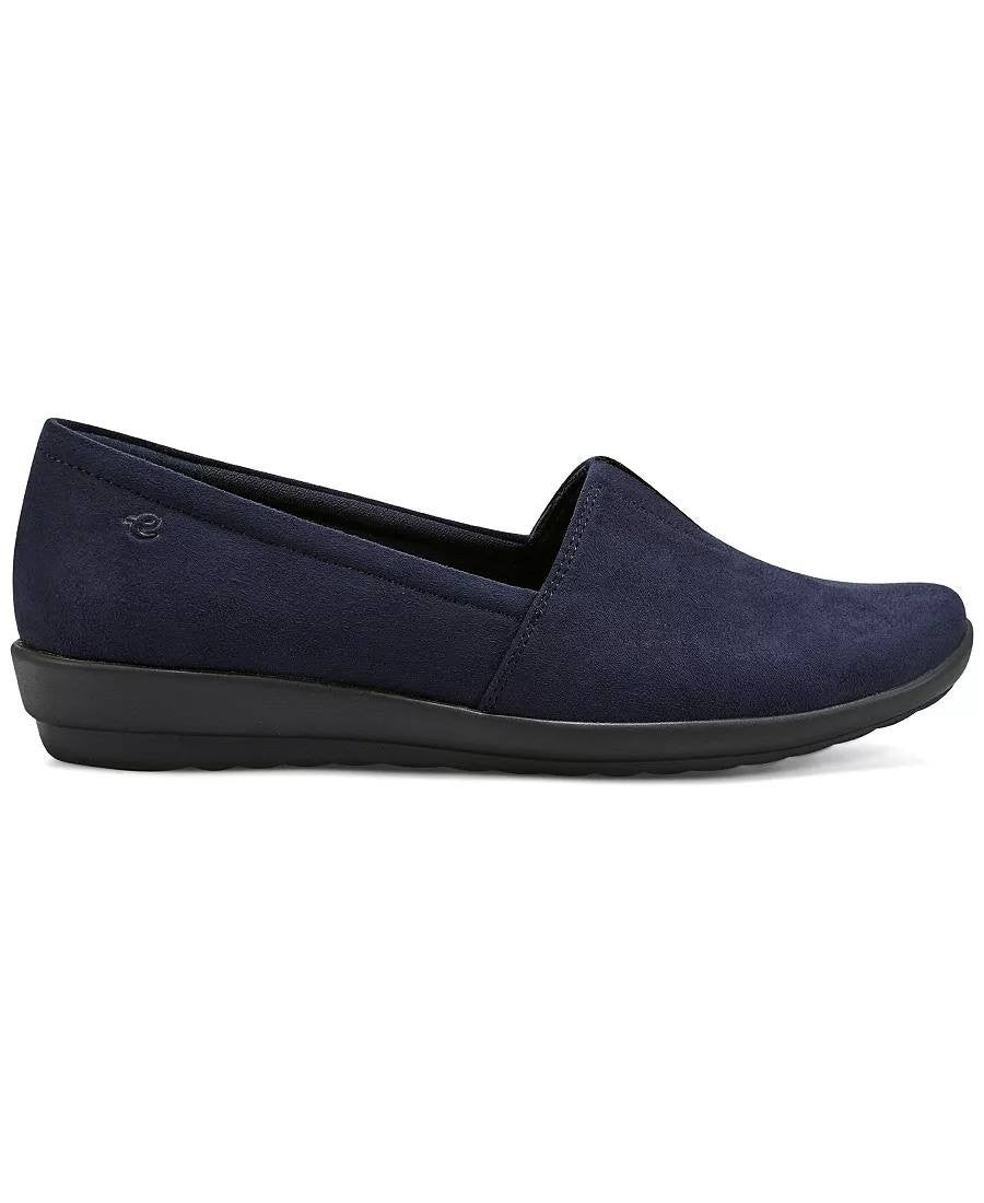 Easy Spirit Arlie Flats 7.5M Dark Blue Textile Slip‑On Lightweight NIB msrp$69
