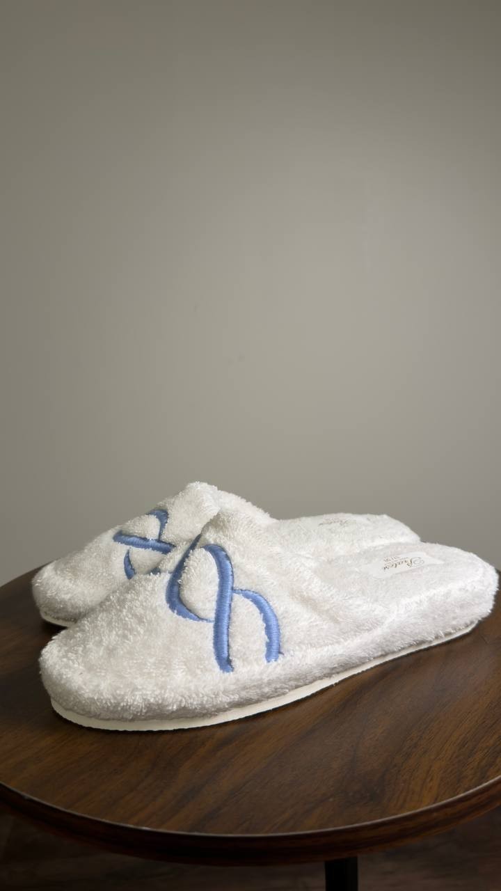 Pratesi  Slippers  White  Cotton  37-38  New  $335