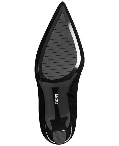 DKNY Toe Dress Boots 11M Black Rubber New in Box MSRP $199