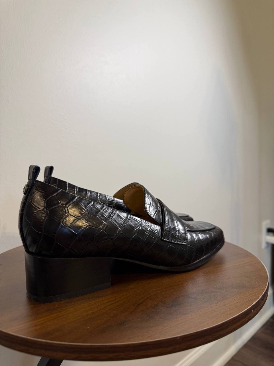 Easy Spirit Women’s Darlene EFlex Block Heel Loafers – Black – 8.5M – New in Box