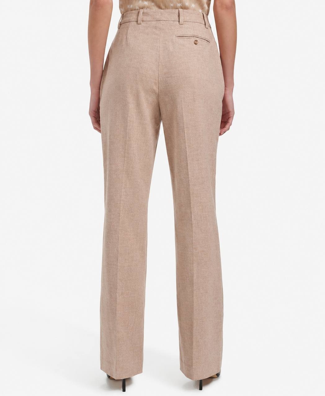 Calvin Klein High-Rise Modern Fit Pants Beige 16 NWT $99