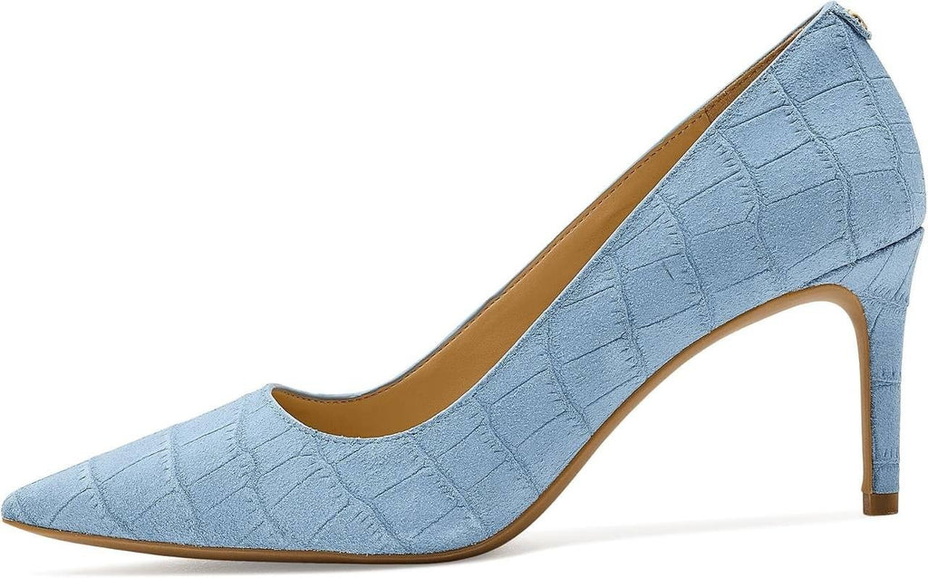 Michael  Michael  Kors  Flex  Pumps  Chambray  Suede  7M  New  $129.50