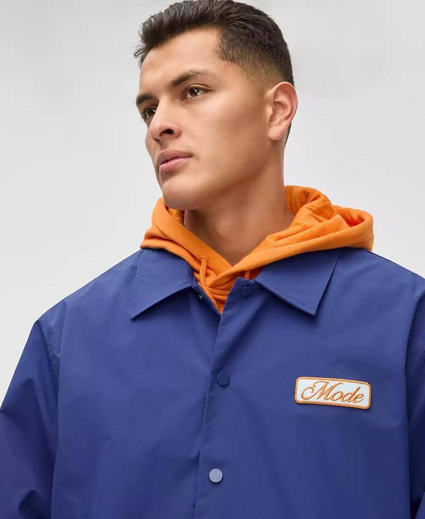 Mode of One Men’s Nylon Ripstop Coaches Jacket Blue M  NWT