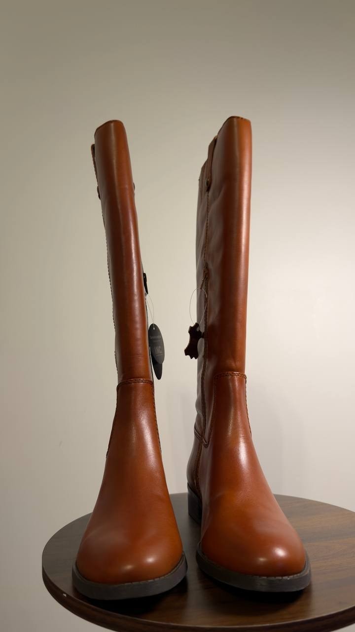 I.N.C.  Riding  Boots  Cognac  Leather  10.5M  New  No  Box  $189.90