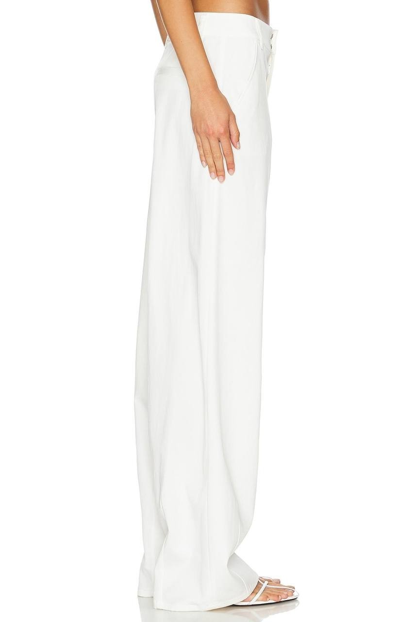 Alice + Olivia Porter Balloon Trouser Off White 0 NWT Lyocell Twill Pants