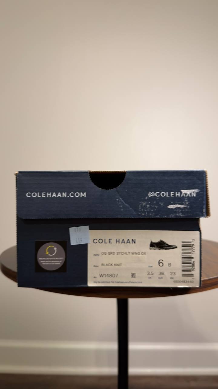 Cole  Haan  Øriginal  Grand   Stitchlite  Oxfords  Black  6  B  NWT  $150