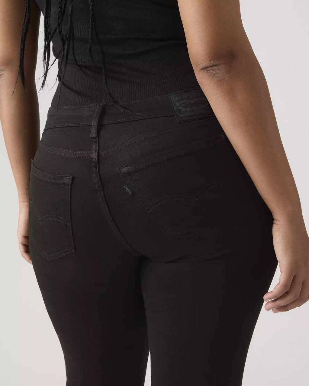 Levi’s 711 Skinny Women’s Jeans Black 24W NWT $69.50