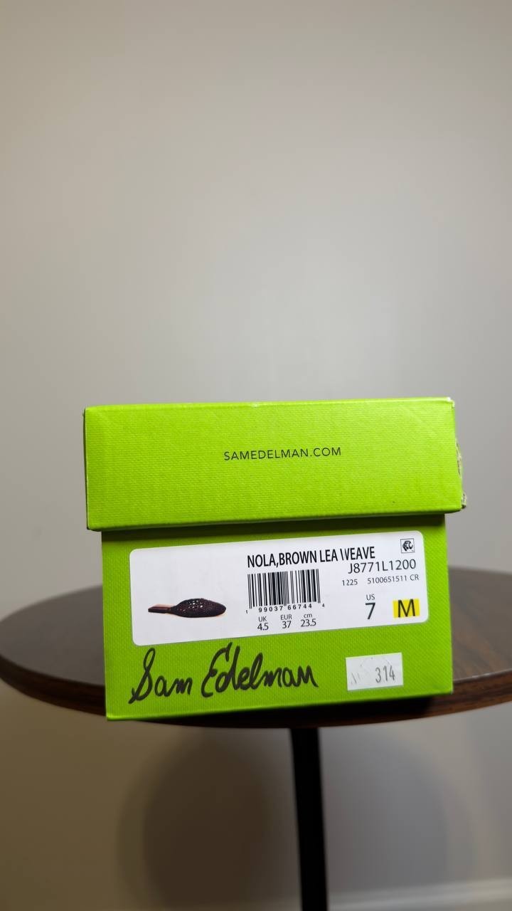 Sam Edelman Slide Mules Dark Brown 7 M New $140.00