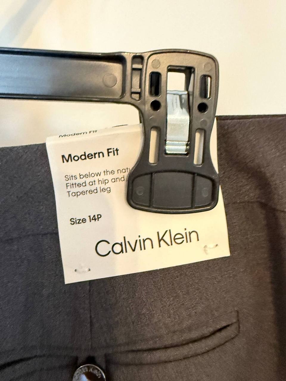Calvin Klein Modern Fit Trousers – Petite – Size 14P – NWT – $69.98
