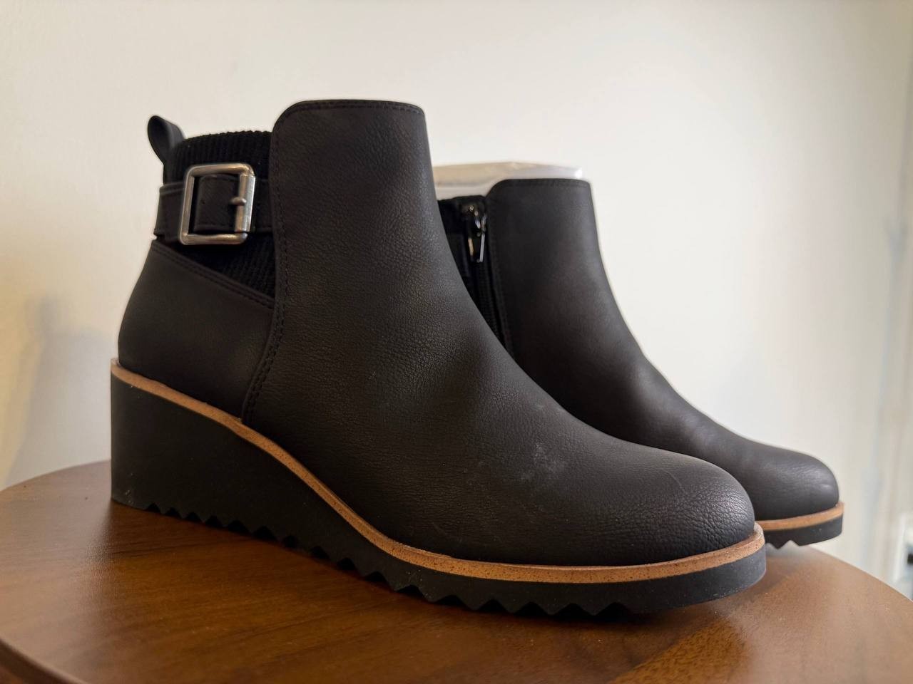 LifeStride “Zayne” Booties – Size 7M – Black – NIB-$99.99