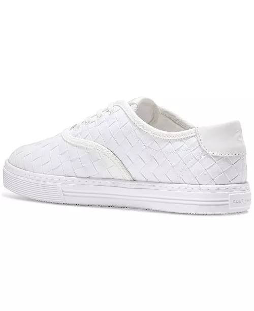 Cole Haan Women’s GrandPro Harbor Lace‑Up Sneakers – White – Size 9B –New in Box
