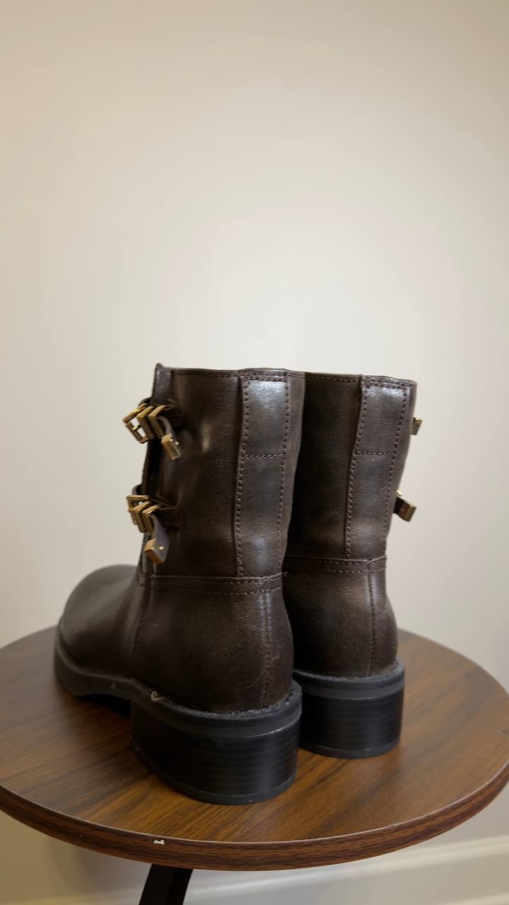 Michael Kors Flat Boots Chocolate 7.5 M New $195.00