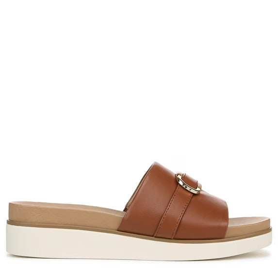 Life Stride  Platform  Sandals  Tan  Man‑Made  7M  New  With  Box  $80