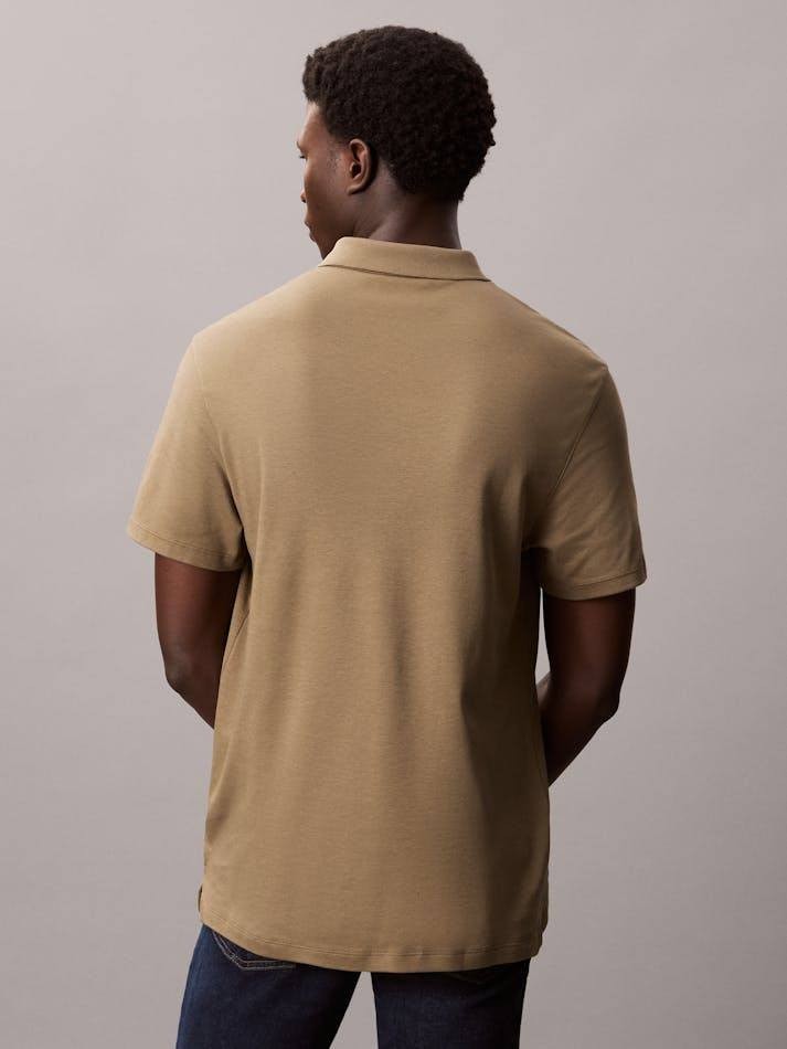 Calvin Klein Pima Cotton Polo Shirt Tigers Eye XL NWT $69.50