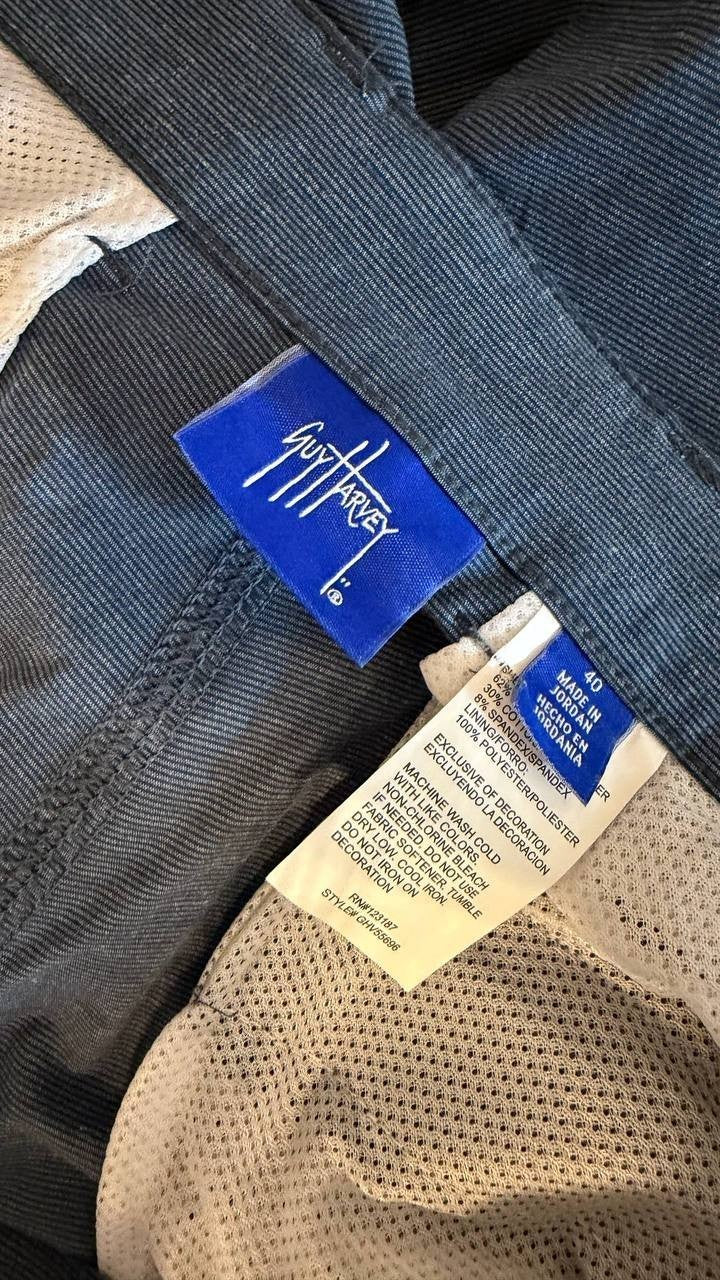 Guy Harvey Men’s Performance 4‑Way Stretch Hybrid Shorts Navy 40 $65 NWT