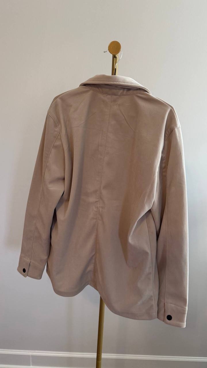 Matinique MAprospects Snap Overshirt Jacket Beige M NWT MSRP $228