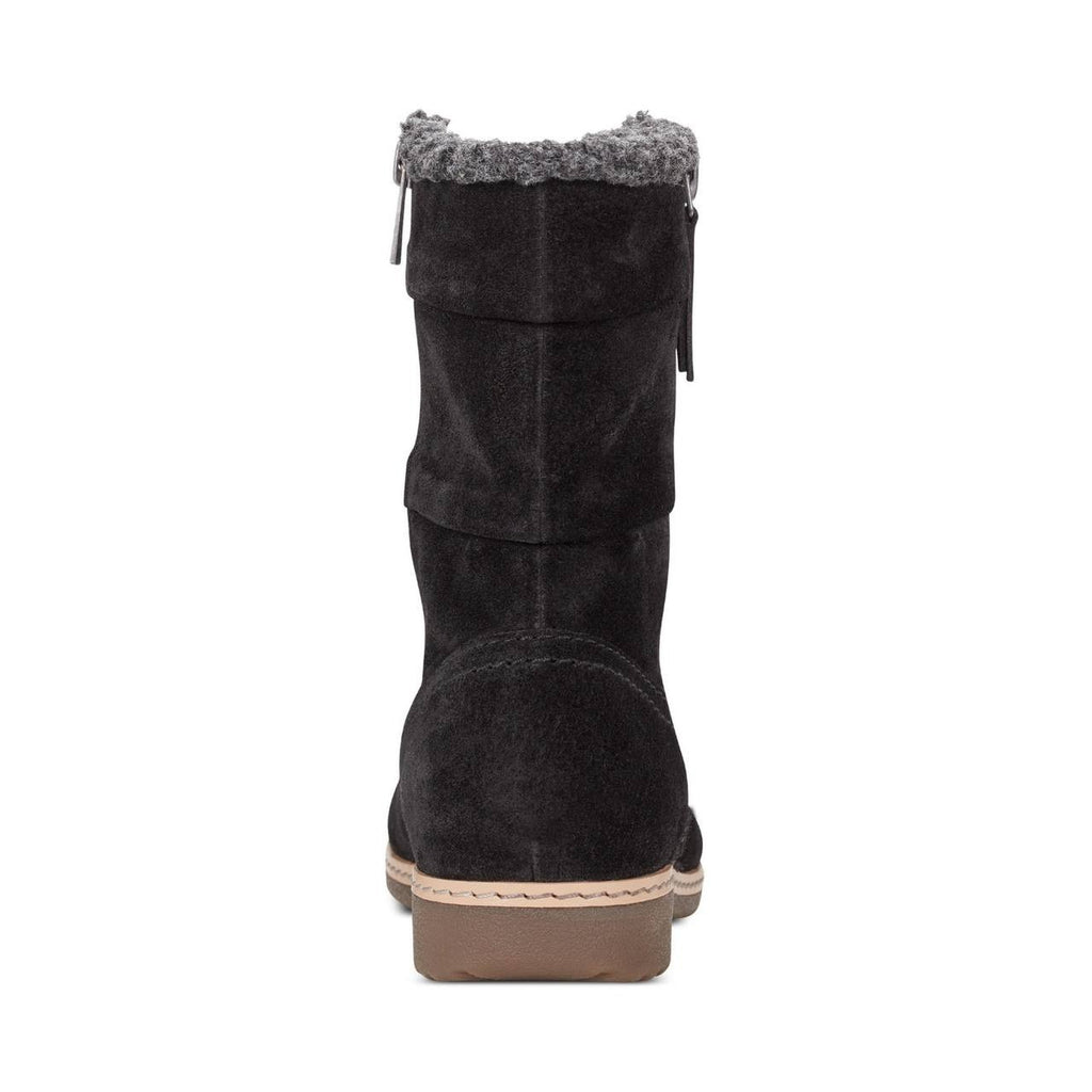 Earth Black Suede Flat Booties 10M New in Box MSRP $189